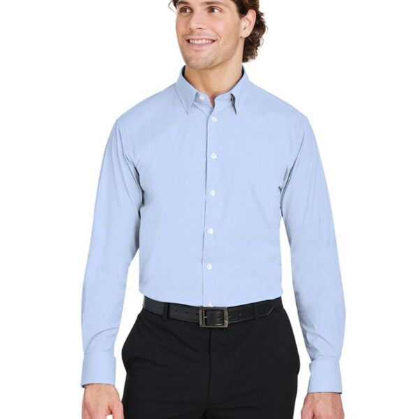 Men's CrownLux Performance® Microstripe Dress Shirt Thumbnail